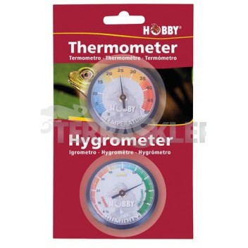Termometr i higrometr analogowy HOBBY