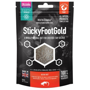  Pokarm dla gekonów EarthPro-StickyFoot Gold 50g