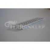 Ventilation grille aluminum silver 245x60mm
