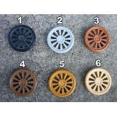 Ventilation wheels for terrarium - 4 pieces