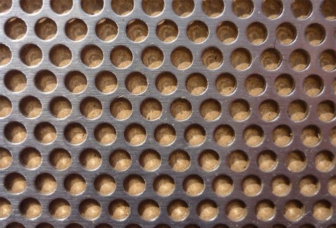 Blacha perforowana na wentylację 1/03-04/RV. 10cmx30cm