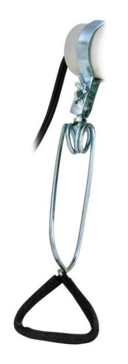 Lampa z ceramiczna oprawka 252mm + siatka ochronna SILVER REPTI GOOD