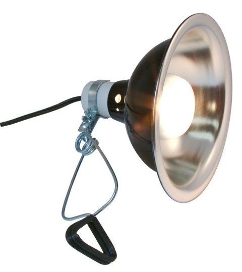 Lampa z oprawką ceramiczną czarna 250mm ZOO MED