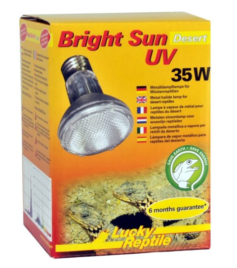 Metahalogen 35W Desert Bright Sun UV LUCKY REPTILE