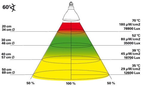 Metahalogen 70W Jungle FLOOD Bright Sun UV LUCKY REPTILE