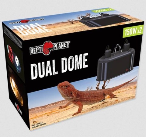 Lampa podwójna 2x150W DUAL REPTI PLANET