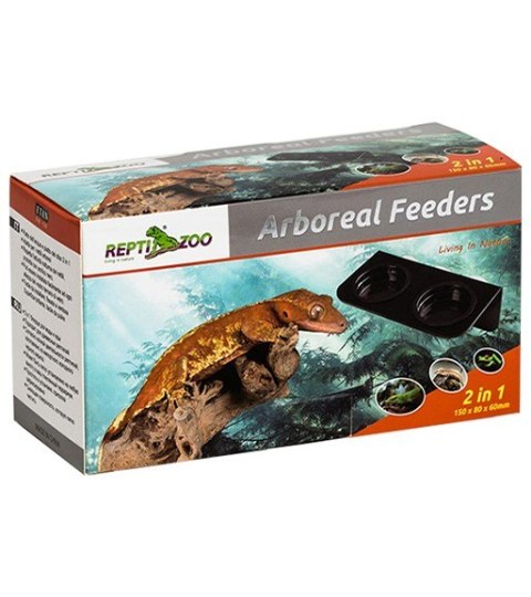 Miska wieszana podwójna REPTI ZOO
