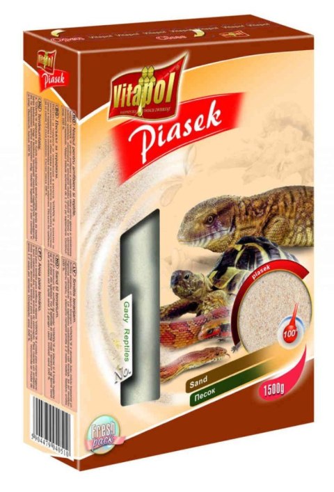 Piasek pustynny żółty 1,5kg VITAPOL