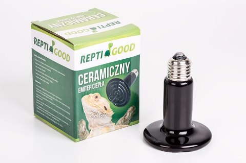 Promiennik ceramiczny 25 - 200W CZARNY REPTI GOOD