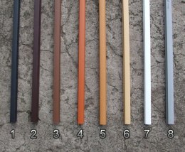 Prowadnice dwutorowe do szyb