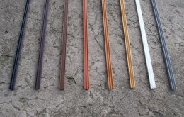 Prowadnice dwutorowe do szyb