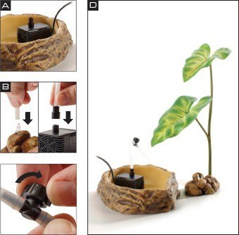 Roślina pojnik dla kameleona Dripper L EXO TERRA
