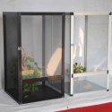 TERRARIUM 45X45X80cm CZARNE AKRYL+SIATKA SCREEN REPTI GOOD