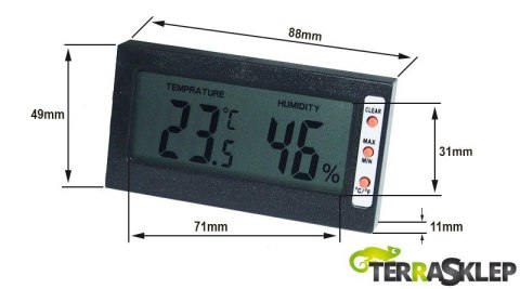 Termometr i higrometr elektroniczny TH6 REPTI GOOD
