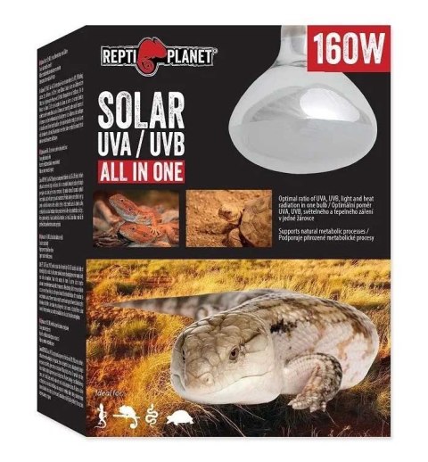 Żarówka ALL IN ONE UVB/UVA/grzewcza 160W REPTI PLANET
