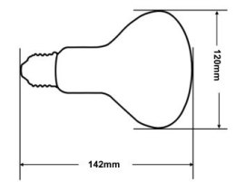Żarówka Reptile UV 100W CLEAR LUCKY HERP