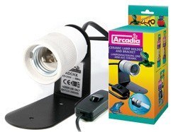 Oprawka ceramiczna z uchwytem montażowym i przewodem ARCADIA