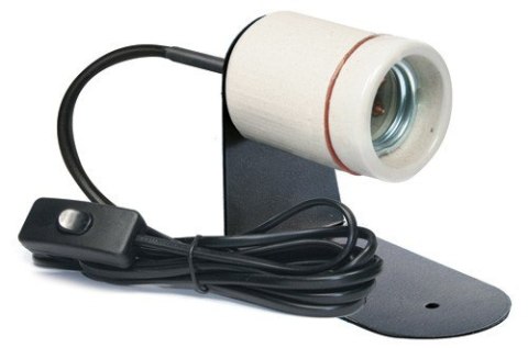 Oprawka ceramiczna z uchwytem montażowym i przewodem ARCADIA