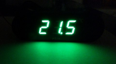 Termometr 12V PT-11 LED -50 +120C RINGDER