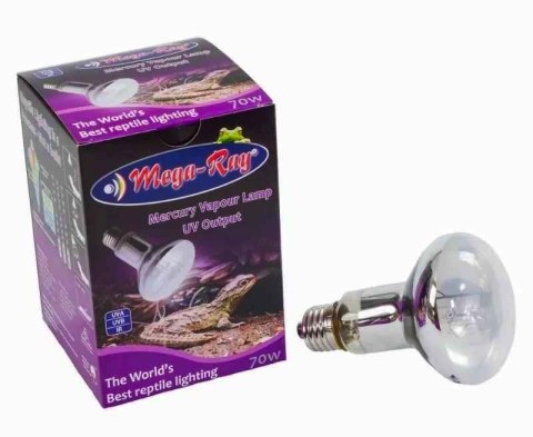 Żarówka 3w1 UV 70W FLOOD COATED MEGA RAY