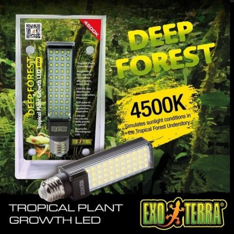 Żarówka LED do terrariów roślinnych 8W 4500K Deep Forest EXO TERRA