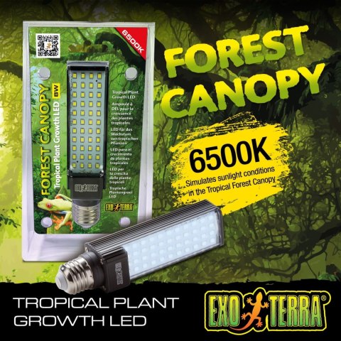 Żarówka LED do terrariów roślinnych 8W 6500K Forest Canopy EXO TERRA