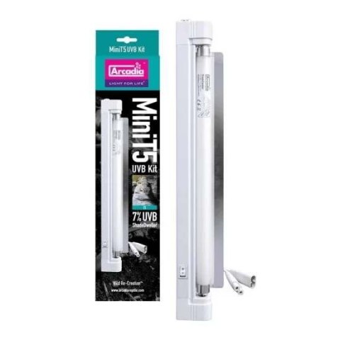 Dla gekonów Mini T5 UVB Kit - ShadeDweller 7% - 8W ARCADIA