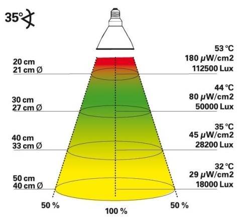 Kompletny zestaw 50W Jungle metahalogen + ballast + lampa LUCKY REPTILE