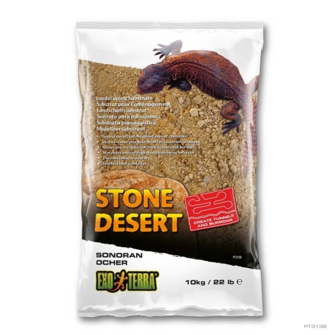 Piasek, glina, kamienie Stone Desert Orcha 10kg EXO TERRA agama brodata – opakowanie