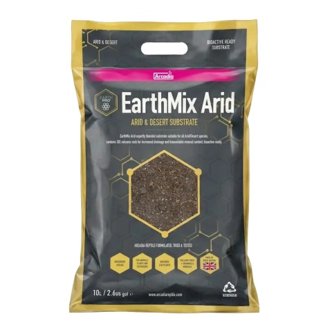 Podłoże EarthMix Arid 10L ARCADIA – nowe opakowanie