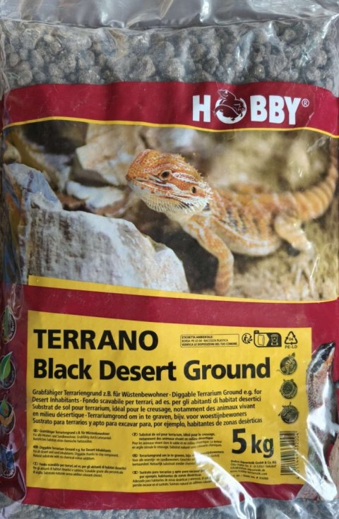 Podłoże dla agamy do terrariów pustynnych Black Desert Ground 25kg HOBBY
