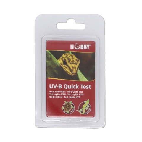 Tester wypalenia żarówek UVB Quick Test 2 karty HOBBY