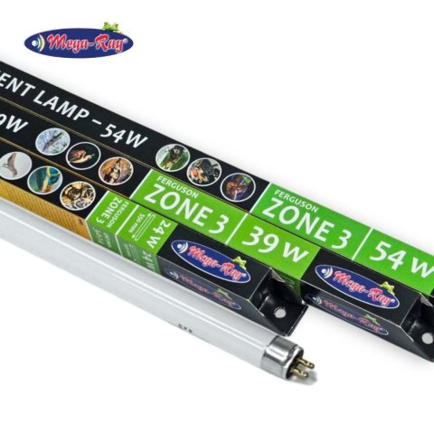 Świetlówka agama żółw T5 54W UVB UVA 115cm 12% Zone-3 Mega Ray