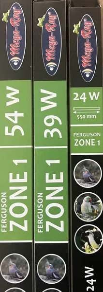 Świetlówka dla ptaków, gekonów, pytonów T5 24W 550mm Mega Ray