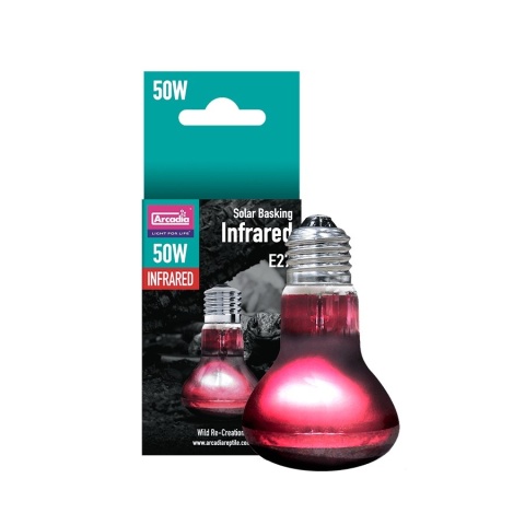 Żarówka Solar Basking Infrared 50W ARCADIA – nowe opakowanie