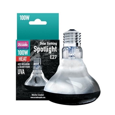 Żarówka Solar Basking Spotlight 100W ARCADIA – nowe opakowanie