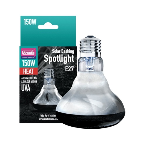 Żarówka Solar Basking Spotlight 150W ARCADIA – nowe opakowanie