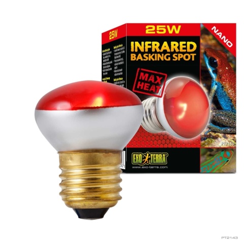 INFRARED 25W NANO BASKING SPOT EXO TERRA – żarówka i opakowanie