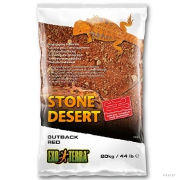 Piasek, glina, kamienie Stone Desert Red 20kg EXO TERRA agama brodata – opakowanie 20 kg