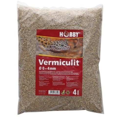 Wermikulit do inkubacji jaj drobny Ø 0-4 mm 4L HOBBY – opakowanie