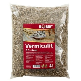 Wermikulit do inkubacji jaj gruby Ø 3-6 mm 4L HOBBY – opakowanie