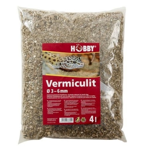 Wermikulit do inkubacji jaj gruby Ø 3-6 mm 4L HOBBY – opakowanie